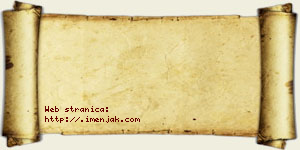 Jelisaveta Lalović vizit kartica